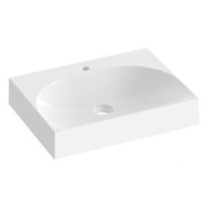 Ravak Lite Waschbecken 60x45 cm rechteckig Möbel weiß glanz XJX01260004