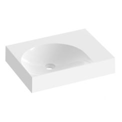 Ravak Lite Waschbecken 60x45 cm rechteckig Möbel weiß glanz XJXP1360000