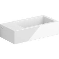 Clou Flush Waschbecken 36x18 cm rechteckig Klassisch-Aufsatzwaschbecken weiß glanz CL/03.03033