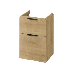 Cersanit City Badschrank 49.4x39.7x72 cm Unterschrank hängend eiche S584-118