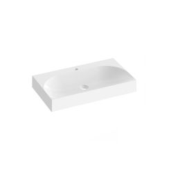 Ravak Lite Waschbecken 80x45 cm rechteckig Möbel weiß glanz XJX01280005