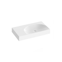 Ravak Lite Waschbecken 80x45 cm rechteckig Möbel weiß glanz XJXL1380001