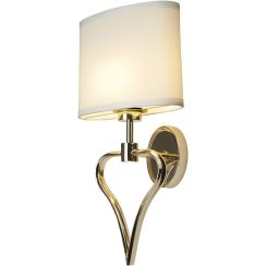 Elstead Lighting Falmouth Wandleuchte 2x3 W weiß-gold BATH-FALMOUTH-FG