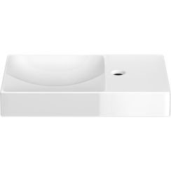 Clou Vale Waschbecken 45x19 cm rechteckig Klassisch-Aufsatzwaschbecken weiß glanz CL/03.03162.01.R