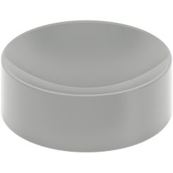 Clou Vale Waschbecken 22x22 cm rund Aufsatzwaschbecken grauer Stein matte CL/03.32164