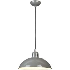 Elstead Lighting Franklin Pendelleuchte 1x60 W grau/aschfarben FRANKLIN-P-GY