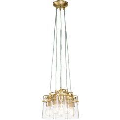 Elstead Lighting Brinley Pendelleuchte 6x60 W messing KL-BRINLEY6-BB