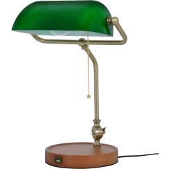 Kaja Bank Tischlampe 1x15 W grün K-MT-208