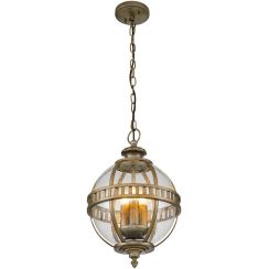 Elstead Lighting Halleron Pendelleuchte 3x40 W braun KL-HALLERON-8M-BU