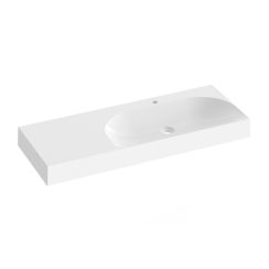 Ravak Lite Waschbecken 120x45 cm rechteckig Möbel weiß glanz XJXL1212000
