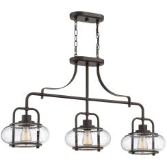 Elstead Lighting Trilogy Pendelleuchte 3x60 W nickel QZ-TRILOGY-ISLE-OZ