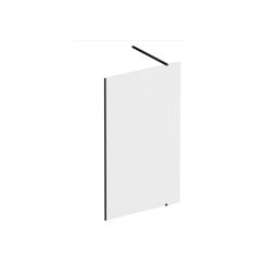 Ravak Walk-In Wall begehbare duschwand 150 cm schwarz Matte/durchsichtiges Glas GW9WP030SZ1