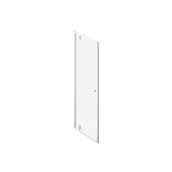 Ravak Nexty Duschtüren 90 cm aufklappbar weiß Matte/durchsichtiges Glas 03O70E01Z1