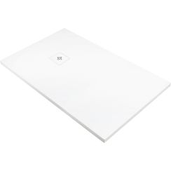 Deante Silia Rechteckige Duschwanne + Abdeckung 140x80 cm weiß KSKA00814B