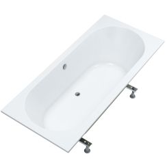 Schedline Celicia Rechteckige Badewanne 170x75 cm weiß 3WST.C1P-17075
