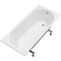 Schedline Solia Rechteckige Badewanne 170x70 cm weiß 3WST.S1P-17070