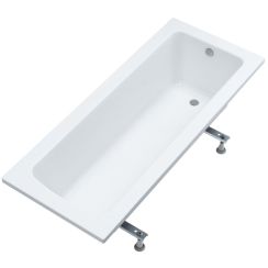 Schedline Praia Rechteckige Badewanne 160x75 cm weiß 3WST.P1P-16075