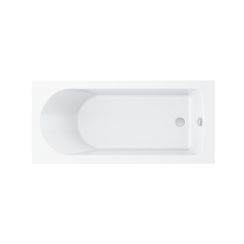 Ravak Flow Rechteckige Badewanne 170x75 cm weiß XC00100115