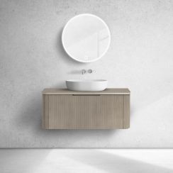 Set Badschrank Oltens Hamnes 60024060, Waschtischplatte Oltens Hamnes 63014060