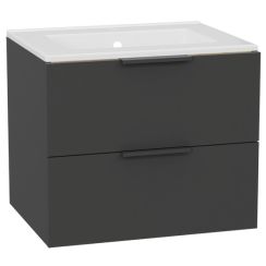 Set Waschtischunterschrank Korpus Excellent Tuto 2.0 MLEX.2172.600.GRBL, Waschbecken Excellent As CEEX.3617.600.WH, MLEX.2151.600.02.GR