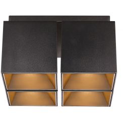 Nordlux Ethan Deckenlampe 4x50 W schwarz 2110430103