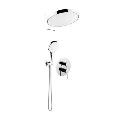 Set Kopfbrause Oltens Regna 37009100, Badewannen- und Duscharmatur Oltens Rann 34111100, 39403100, 37109100, 39304100, 37200100