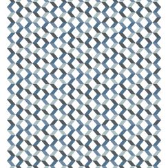 BISK Optic Duschvorhang 180x200 cm weiß-mehrfarbig 06866