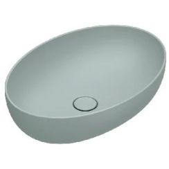 Catalano Sfera Waschbecken 60x42 cm oval Aufsatzwaschbecken blau matte 0522600028