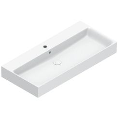 Catalano New Premium Waschbecken 100x47 cm rechteckig Klassisch-Möbel weiß glanz 0221001001