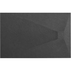 Rea Bazalt Rechteckige Duschwanne 120x90 cm weiß REA-K3912