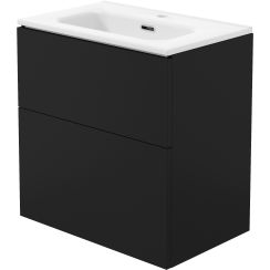 Deante Prizma Waschtisch mit Unterschrank 60 cm schwarz STNU6U6U6M
