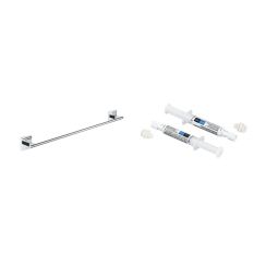 Set Handtuchstange Grohe Start Cube 41089000, Kleber Grohe 41128000