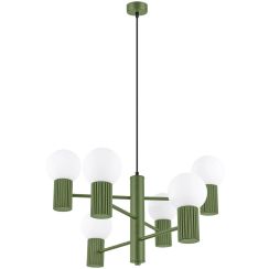 Sollux Lighting Halo Pendelleuchte 6x8 W grün SL.1832