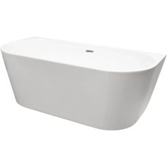 Balneo Viva Vorwand-Badewanne 150x75 cm oval weiß J0101010102-1
