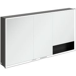 Villeroy & Boch My View+ Badschrank 140x16.8x75 cm Spiegelschrank schwarz B48114VL