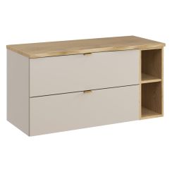 Satz kabinett Comad Dalia Cashmere DALIA CASHMERE 82-80-46-2S, naphtha-Arbeitsplatte Comad Nature Cremona NATURE CREMONA 89-100-46 M, CREMONA UN 81-20-44
