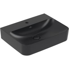 Villeroy & Boch Finion Waschbecken 60x47 cm rechteckig Klassisch-Möbel schwarz matte 41686LR7