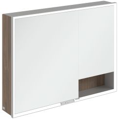 Villeroy & Boch My View+ Badschrank 100x16.8x75 cm Spiegelschrank eiche A48110VH