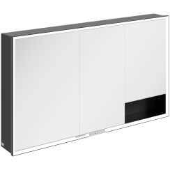 Villeroy & Boch My View+ Badschrank 130x16.8x75 cm Spiegelschrank schwarz B48113VL