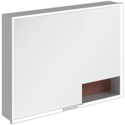 Villeroy & Boch My View+ Badschrank 100x16.8x75 cm Spiegelschrank rot A48210AH