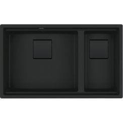 Franke Kanon Granitspüle 76x46 cm schwarz 125.0749.682