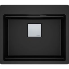 Franke Kanon Granitspüle 59x51 cm schwarz 114.0749.631