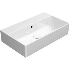 GSI Kube X Waschbecken 60x37 cm rechteckig Klassisch-Aufsatzwaschbecken weiß glanz 9454011