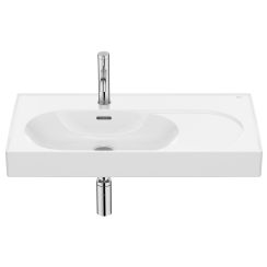 Roca Meridian Waschbecken 80x46 cm rechteckig Klassisch-Möbel weiß glanz A327743S00