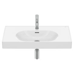 Roca Meridian Waschbecken 80x46 cm rechteckig Klassisch-Möbel weiß glanz A327745000