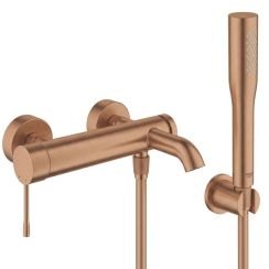Set Badewannen- und Duscharmatur Grohe Essence 33624DL1, Handbrause Grohe Euphoria 27400DL0, 27074DL0, 28362DA1