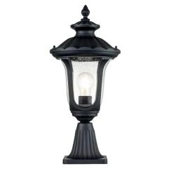 Elstead Lighting Chicago Stehleuchte für den Außenbereich 1x60 W schwarz CC3-S-BK