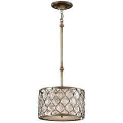 Elstead Lighting Lucia Pendelleuchte 1x60 W silber FE-LUCIA-P-C