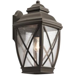 Elstead Lighting Tangier Außenwandleuchte 1x60 W braun KL-TANGIER2-L