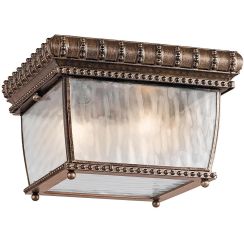 Elstead Lighting Venetian Rain Deckenleuchte für den Außenbereich 2x60 W braun KL-VENETIAN-F